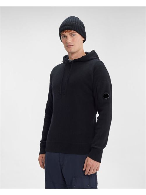 lambswool hoodie C.P. COMPANY | CMKN091A-005504A999